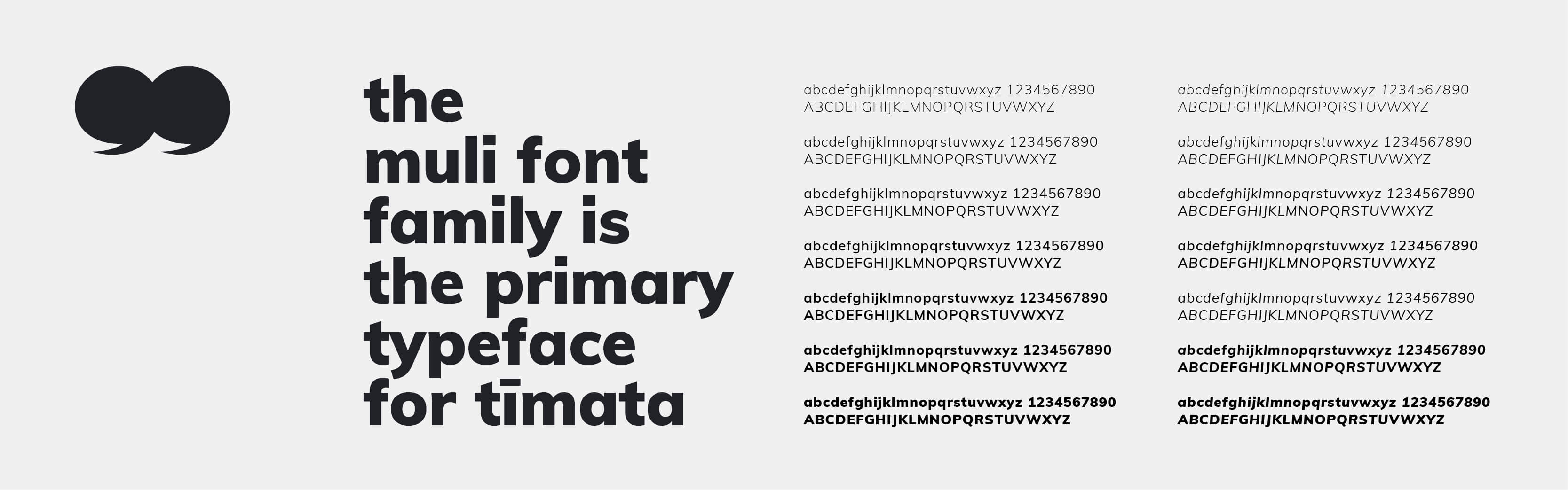Timata typography