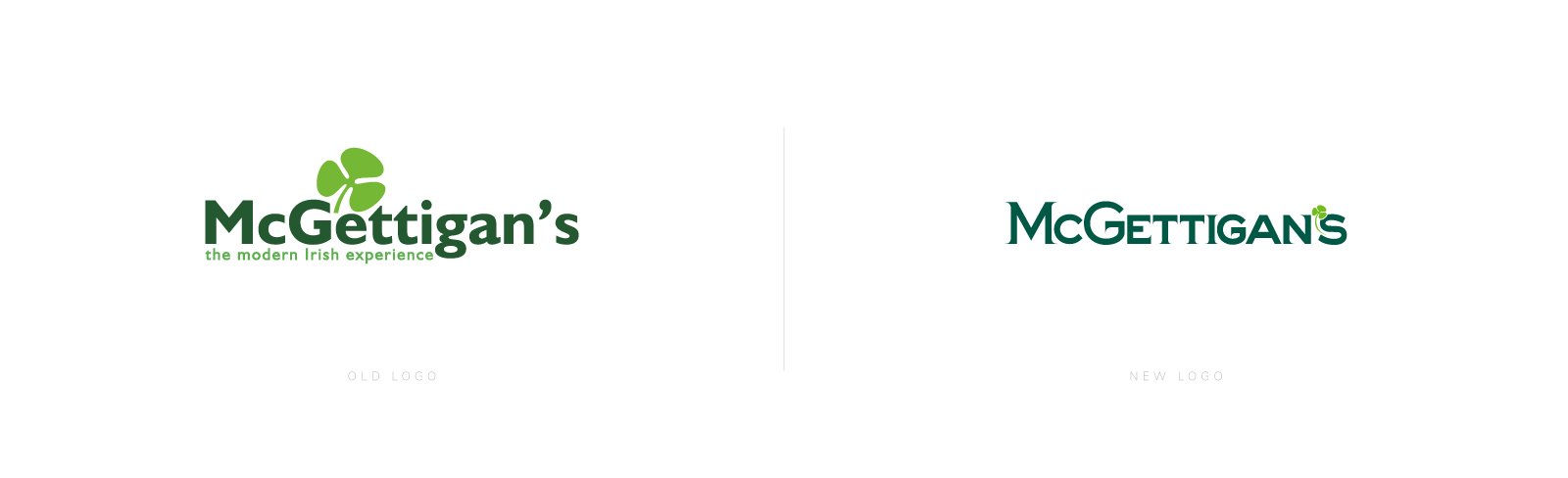 McGettigan's Old vs New Logo