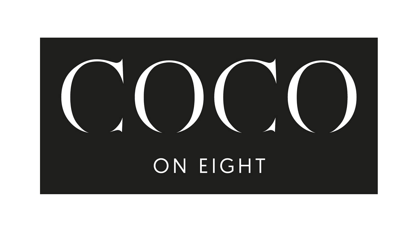 COCO ON EIGHT logo development