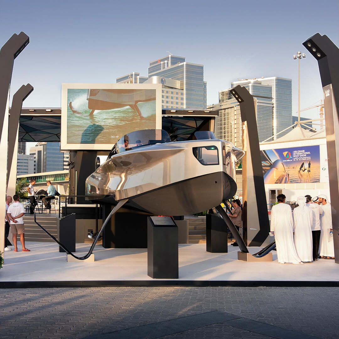Foiler Abu Dhabi International Boat Show Stand